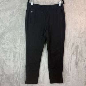 Figs Tidore Black Tailored Skinny Track Scrub Pants Women’s Medium